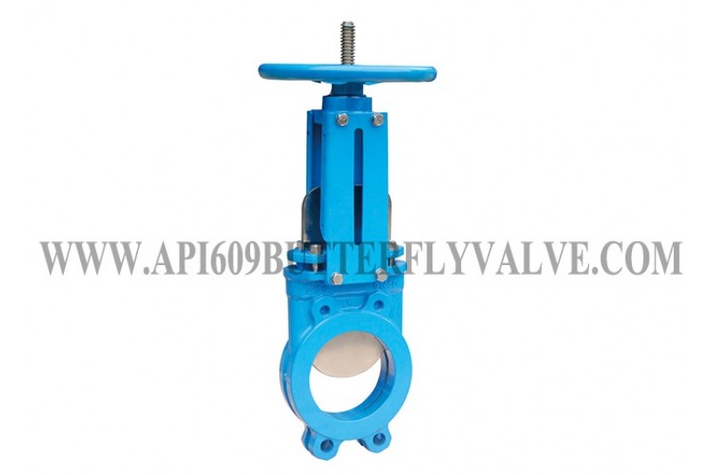 Bi-direction Shutoff Zero Leakage Wafer End Knife Gate Valve