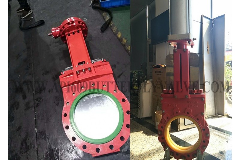 Bi-directional Bubble Tight Urethane PU Full Lined Splited Body High Abrasion Knife Gate Valve