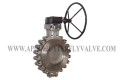 CL900 High Pressure Worm Gear Operation Two Eccentric Butterfly Valve