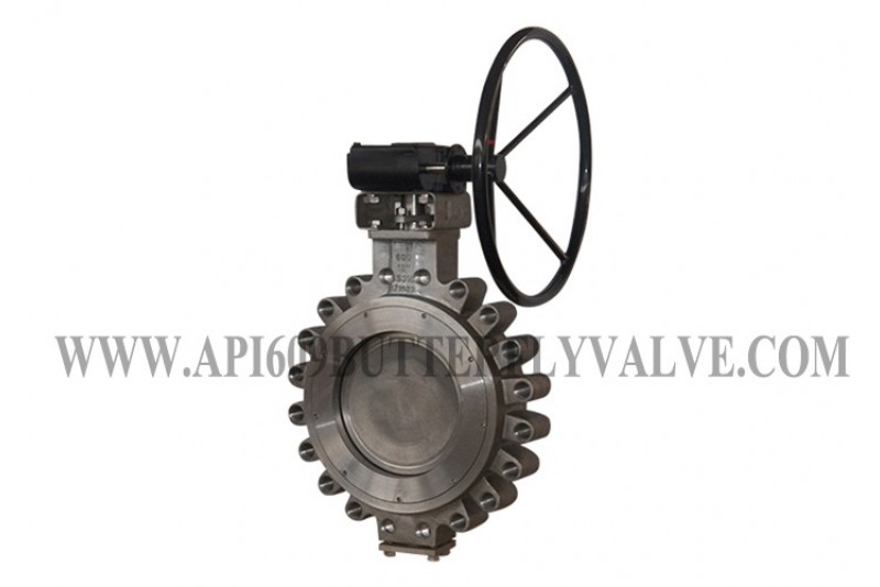 CL900 High Pressure Worm Gear Operation Two Eccentric Butterfly Valve