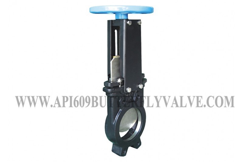 Ductile Iron Non Rising Stem Handwheeel Knife Valve