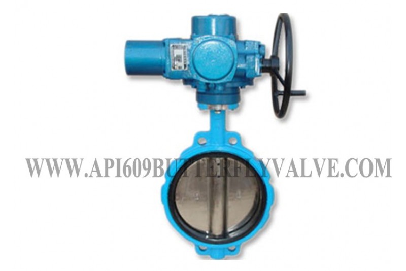 Electric Actuated Cast Iron Concentric API609 Butterfly Valve