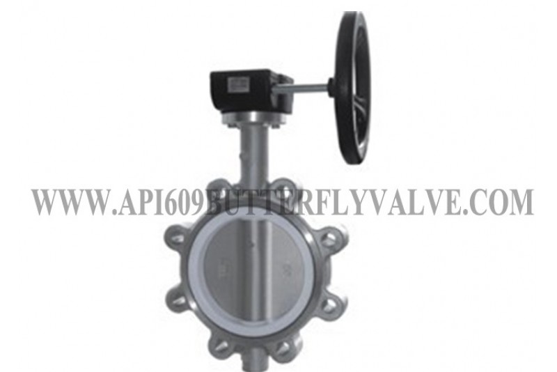 NBR Liner Stainless Steel Body Concentric API609 Butterfly Valve
